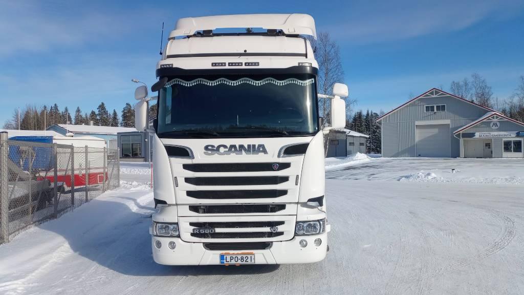 Scania R 580 8x4 Koukkulava kuorma-autot