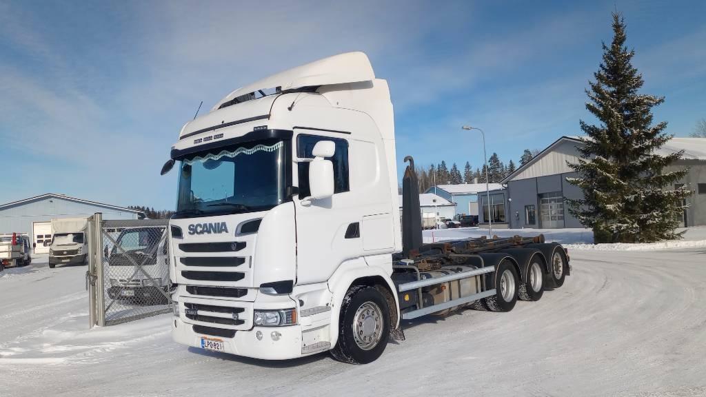 Scania R 580 8x4 Koukkulava kuorma-autot