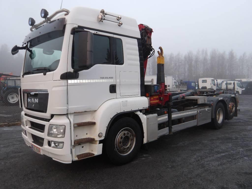 MAN TGS 26.480 6x2 Koukkulava kuorma-autot