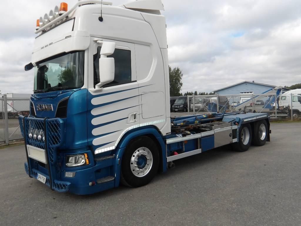 Scania R580 6x2 Koukkulava kuorma-autot