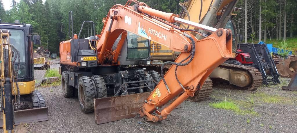 Hitachi ZX 130 W  the machine has no engine Pyöräkaivukoneet