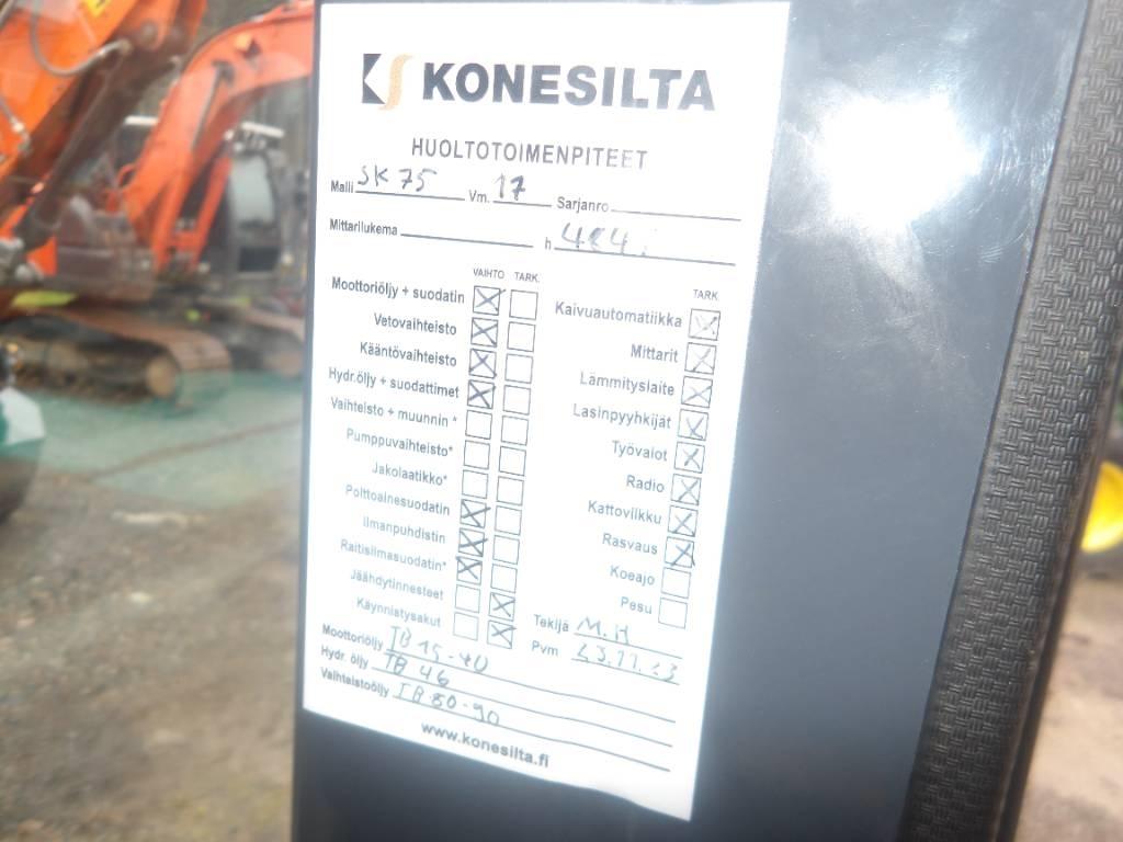 Kobelco SK 75 UR-5 Energiakoura KX Midikaivukoneet 7t - 12t