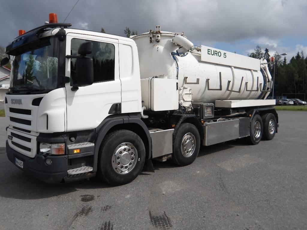 Scania P 400 LB 8x2 Paine-/imuautot