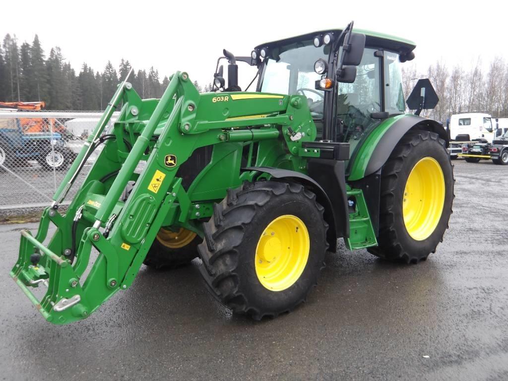 John Deere 6105 MC vain 1100 h. Traktorit
